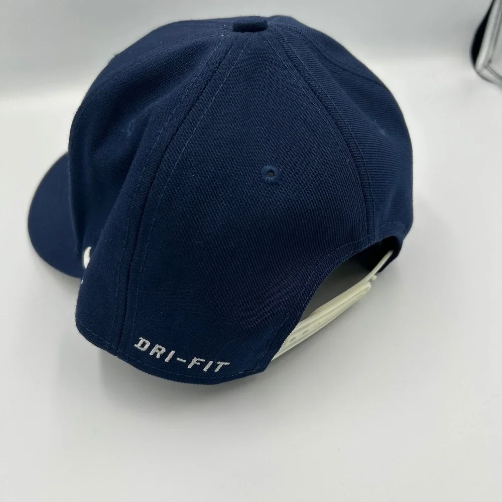 Nike Hat Unisex OSFA Navy BYU Cougars Vintage Mascot Snapback Dri-FIT